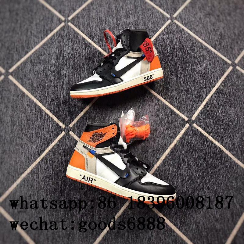 authentic      AIR JORDAN 1 "OFF-WHITE" Shoes Sneakers Release Online For Sale 2