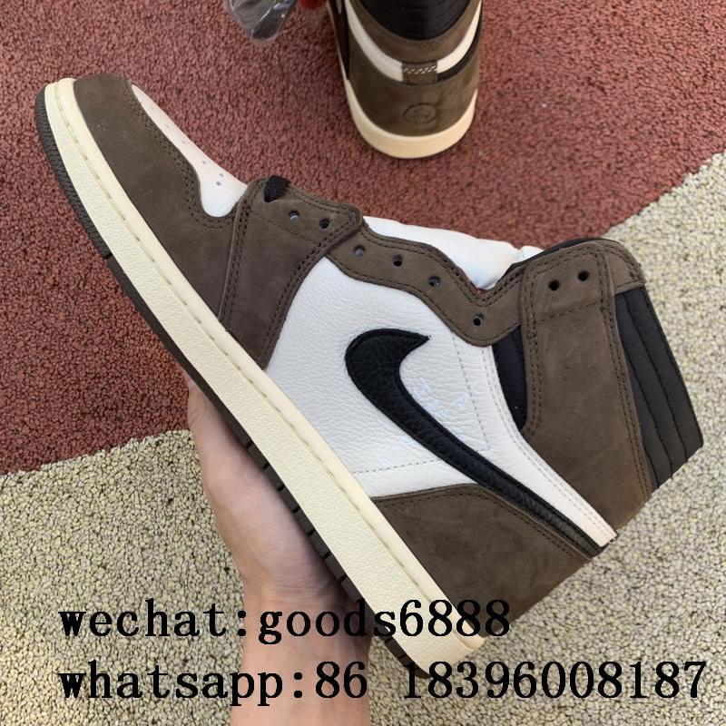 wholesale top      Air Jordan 1 Hi OG x Travis Scott TS aj1 Basketball Shoes 