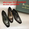 wholesale top berluti style best Handmade mens shoes in cowhide leather shoes