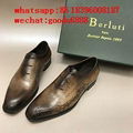 wholesale top berluti style best Handmade mens shoes in cowhide leather shoes 8