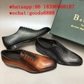 wholesale top berluti style best Handmade mens shoes in cowhide leather shoes