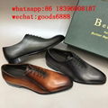 wholesale top berluti style best Handmade mens shoes in cowhide leather shoes 9