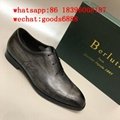 wholesale top berluti style best Handmade mens shoes in cowhide leather shoes 14