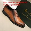 wholesale top berluti style best Handmade mens shoes in cowhide leather shoes 20