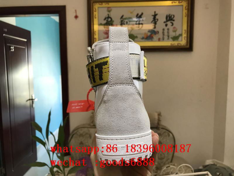 2019 newest models real ow HIGH TOP SNEAKER OFF-WHITE C/O VIRGIL ABLOH shoes 2
