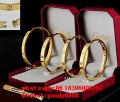 wholesale Cartier Bracelet Ring Necklace all brand 18k Gold Luxury jewelry set  4