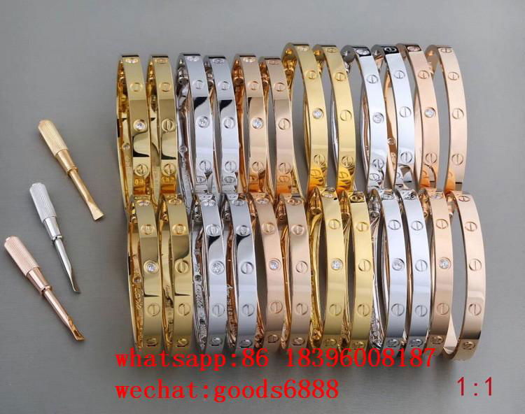 wholesale Cartier Bracelet Ring Necklace all brand 18k Gold Luxury jewelry set 