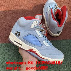 wholesale best quality 2019 New Arrive Air Jordan 5 Retro Trophy Room Ice Blue