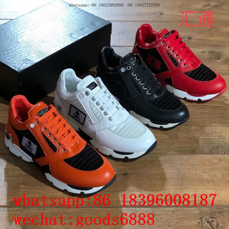 NEW style1:1 best PP PHILIPP PLEIN casual shoes sneakers  real leather men shoes 4
