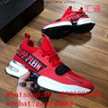 NEW style1:1 best PP PHILIPP PLEIN casual shoes sneakers  real leather men shoes