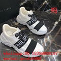 NEW style1:1 best PP PHILIPP PLEIN casual shoes sneakers  real leather men shoes