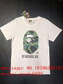 Hot brand BAPE shirt APE  jeacket  Camo Shark full Zip hoodie  fahison t shirts 18