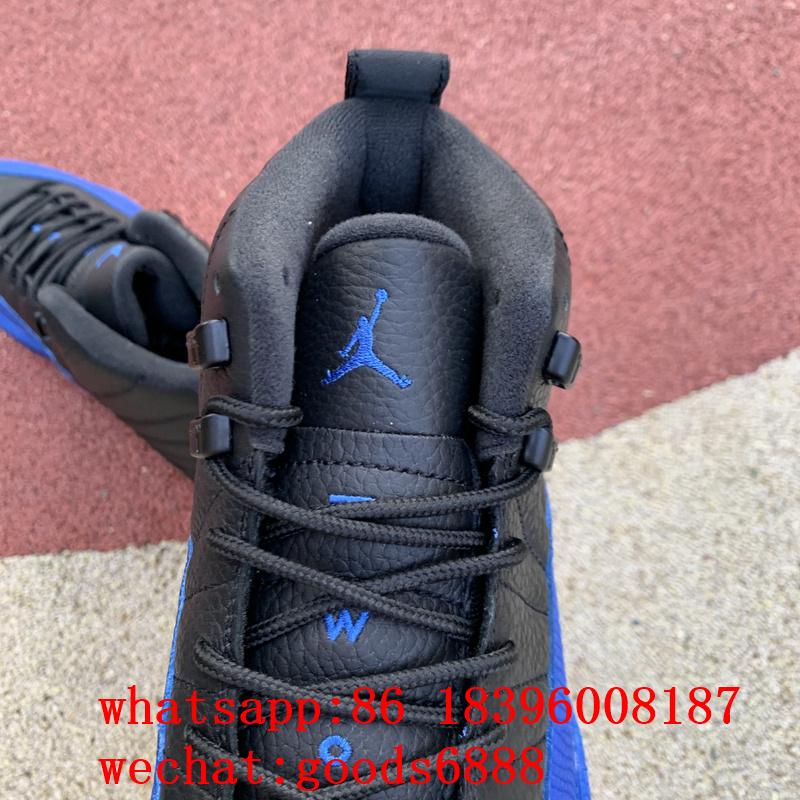 wholesale real      Air Jordan aj 12 “Reverse Taxi” Bakketball Game Royal shoes 5