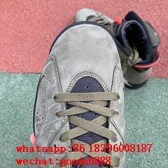 best qaulity      Air Jordan 6 x Travis Scott AJ6 TS Sneaker basketball  Shoes  4