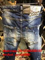 Wholesale authentic D2 Dsquared2 jeans 1:1 quality men long jeans pants trousers 5