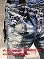 Wholesale authentic D2 Dsquared2 jeans 1:1 quality men long jeans pants trousers