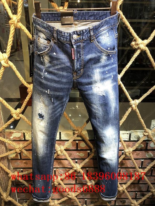 Wholesale authentic D2 Dsquared2 jeans 1:1 quality men long jeans pants  trousers (China Trading Company) - Jeans - Apparel & Fashion