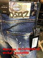 Wholesale authentic D2 Dsquared2 jeans 1:1 quality men long jeans pants trousers 13