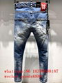 Wholesale authentic D2 Dsquared2 jeans 1:1 quality men long jeans pants trousers 14