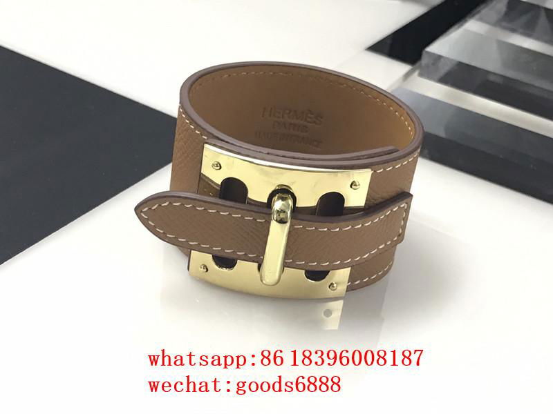 Wholesale Newest Leather Louis Vuitton jewelry Lv Shield Studded Bracelet bangle (China Trading ...