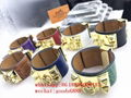 Wholesale Newest Leather               jewelry     hield Studded Bracelet bangle 11