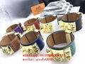 Wholesale Newest Leather Louis Vuitton jewelry Lv Shield Studded Bracelet bangle