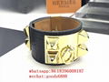 Wholesale Newest Leather               jewelry     hield Studded Bracelet bangle 20