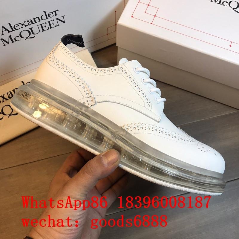 wholeSale 1：1 best Alexander         sneankersTop Quality McQ leather Trainers