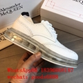 wholeSale 1：1 best Alexander McQueen sneankersTop Quality McQ leather Trainers