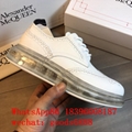 wholeSale 1：1 best Alexander McQueen sneankersTop Quality McQ leather Trainers