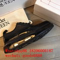 wholeSale 1：1 best Alexander McQueen sneankersTop Quality McQ leather Trainers