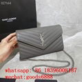 wholesale original YSL handbags Sleek shiny bags saint Laurent purses bag wallet