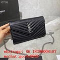 wholesale original     handbags Sleek shiny bags saint Laurent purses bag wallet 19