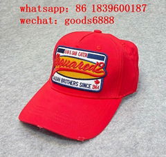 wholesale top 1:1 quality  DSQUARED2 hats dsq2 Patch Baseball Icon Snapback Caps