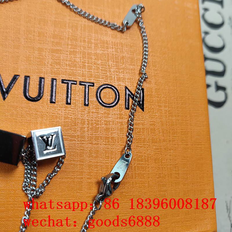 Wholesale Louis Vuitton Bracelet Openwork Letters Pendant Necklace LV jewelry (China Trading ...