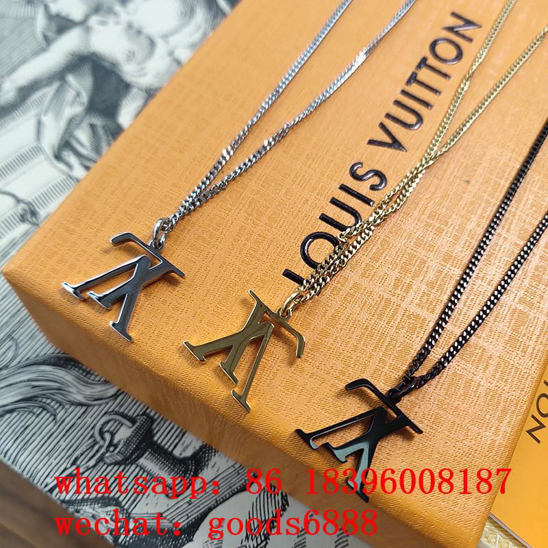 Wholesale Louis Vuitton Bracelet Openwork Letters Pendant Necklace LV jewelry (China Trading ...