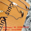 Wholesale Louis Vuitton Bracelet Openwork Letters Pendant Necklace LV jewelry