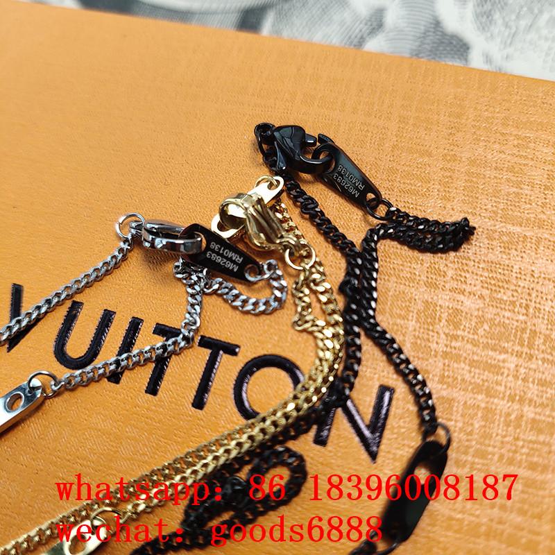 Wholesale Louis Vuitton Bracelet Openwork Letters Pendant Necklace LV jewelry (China Trading ...