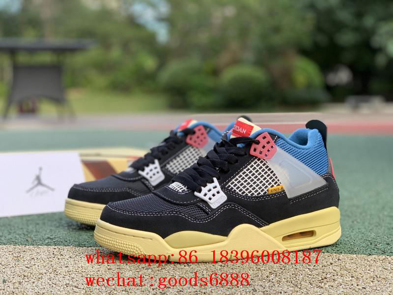 wholesale original quality Air Jordan 4 Off Noir  x Union  AJ4 free shipping  3