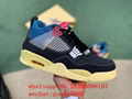 wholesale original quality Air Jordan 4 Off Noir  x Union  AJ4 free shipping 