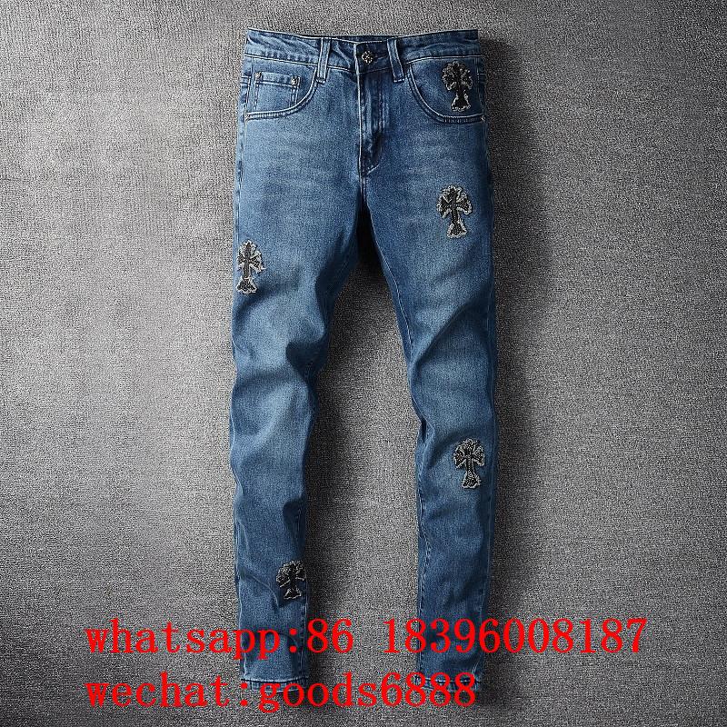 wholesale 1:1 Top quality Chrome Hearts newest youngest jeans clothes