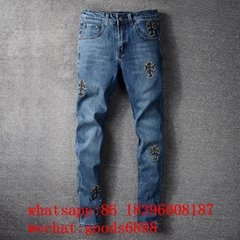 wholesale 1:1 Top quality Chrome Hearts newest youngest jeans clothes