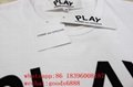 wholesale real best quality CDG PLAY Half Heart Short Sleeve T-shirt clothes 18