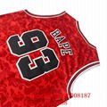 original BAPE NBA jersey Los Angeles Lakers Mens NBA Retro shirt stitched Jersey 4