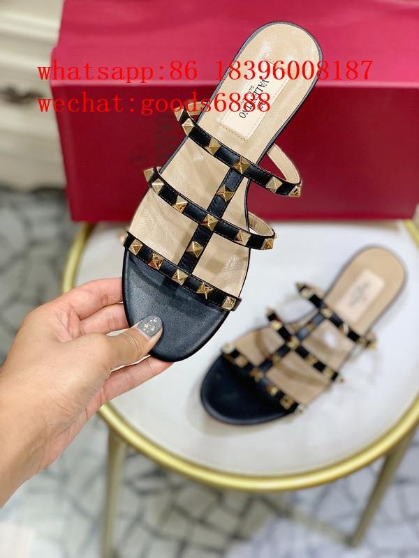Wholesale           1:1 quality high-heeled shoes women sandals hot sale slipper 3