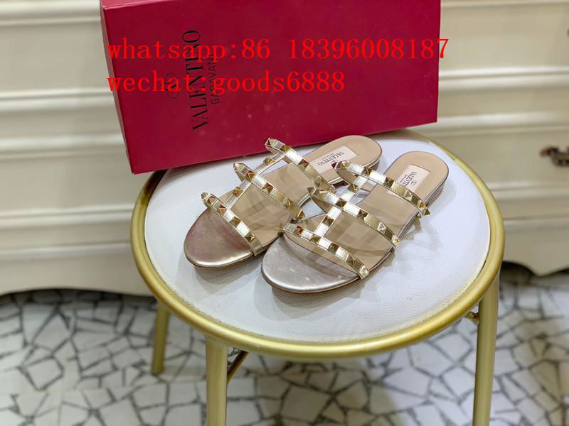 Wholesale           1:1 quality high-heeled shoes women sandals hot sale slipper 4