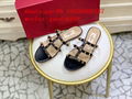 Wholesale valentino 1:1 quality high-heeled shoes women sandals hot sale slipper