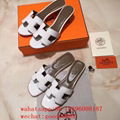 free shippping original hermes Top AAA slippers wholesale women's shoes sandals