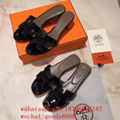 free shippping original hermes Top AAA slippers wholesale women's shoes sandals