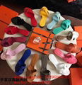 free shippping original hermes Top AAA slippers wholesale women's shoes sandals
